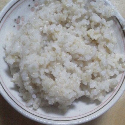 久しぶりの玄米のみで炊きました～。